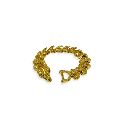 BALENCIAGA GOLDEN DRAGON HEAD BRACELET BALENCIAGA GOLDEN DRAGON HEAD BRACELET